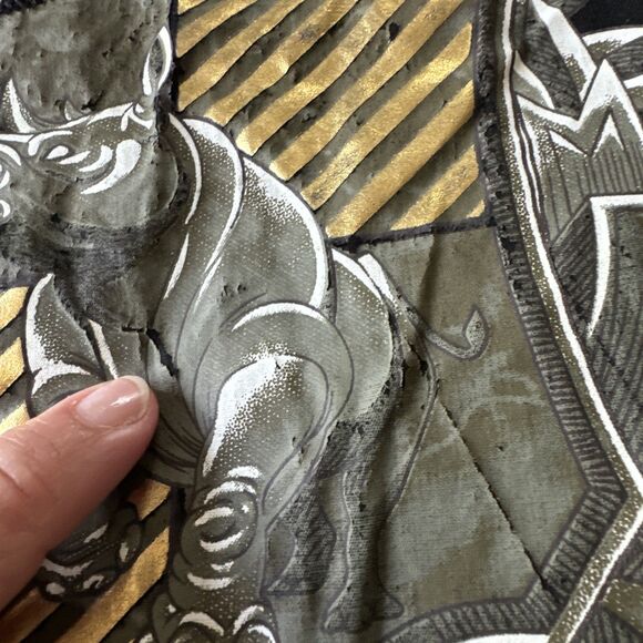 Vintage Ecko Unltd Y2K Streetwear Grunge Black Graphic Print Button-Up Men’s‎ L - Picture 5 of 10